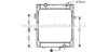 AVA QUALITY COOLING MN2004 Radiator, engine cooling